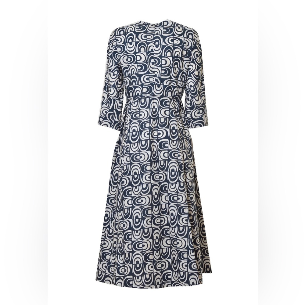 S MaxMara blue n white dress